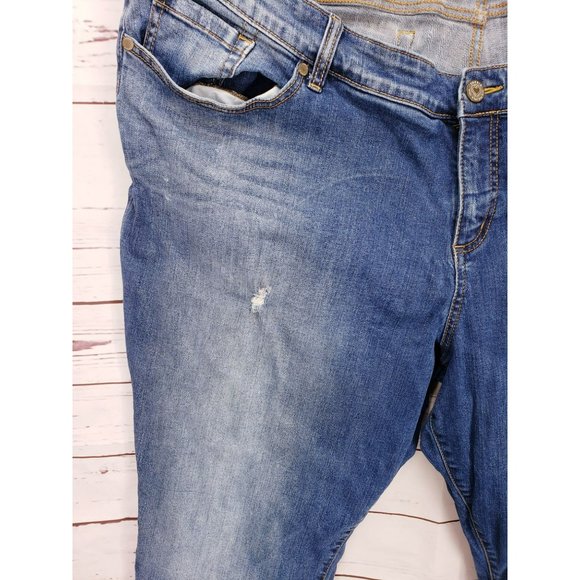 Torrid Relaxed Boot Distressed Size 24 Jeans - Picture 7 of 8